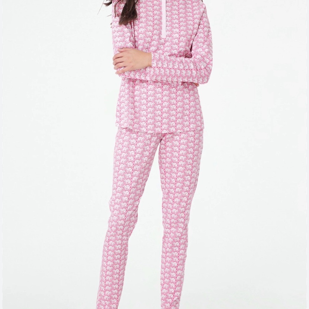 Roller Rabbit Hathi Pajama Set